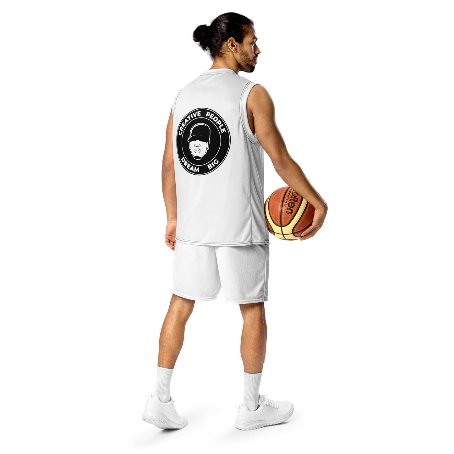 Recycled unisex basketball jersey